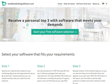 Tablet Screenshot of emailmarketingsoftware.com